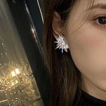 Load image into Gallery viewer, Lustrous Cosmic Sun-Ray Stud Earrings