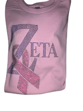 Load image into Gallery viewer, Zeta Breast Cancer Awareness T-Shirt
